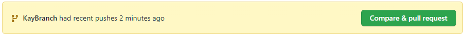 Compare & pull request